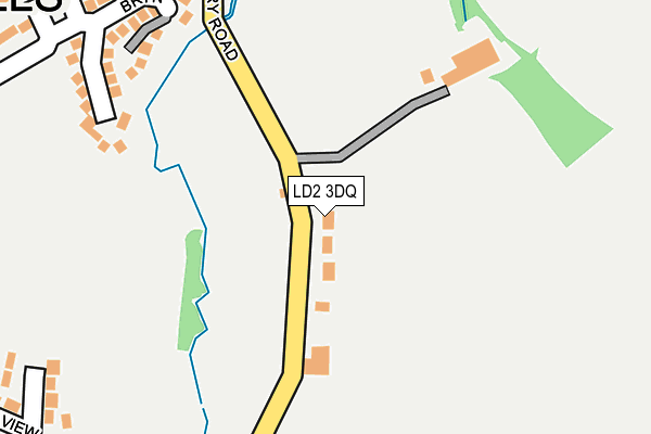 LD2 3DQ map - OS OpenMap – Local (Ordnance Survey)