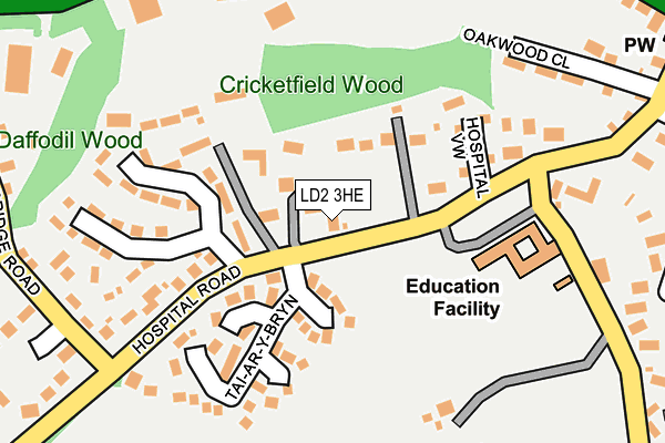 Map of COYLE SURFACING LIMITED at local scale