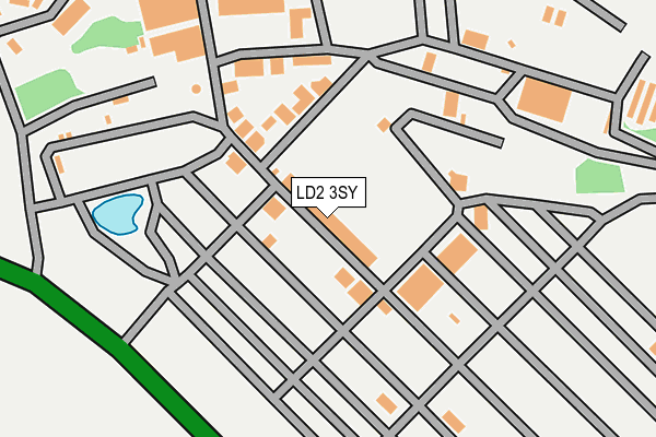 LD2 3SY map - OS OpenMap – Local (Ordnance Survey)