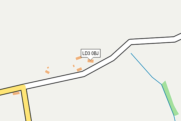 LD3 0BJ map - OS OpenMap – Local (Ordnance Survey)