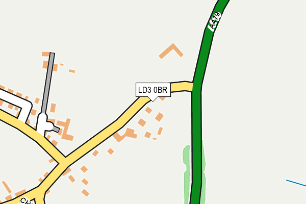 LD3 0BR map - OS OpenMap – Local (Ordnance Survey)