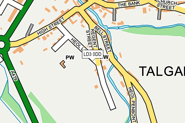 LD3 0DD map - OS OpenMap – Local (Ordnance Survey)