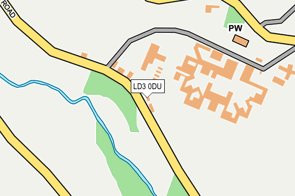 LD3 0DU map - OS OpenMap – Local (Ordnance Survey)