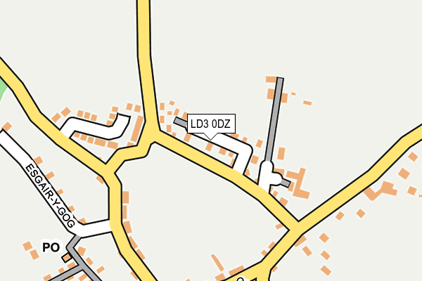 LD3 0DZ map - OS OpenMap – Local (Ordnance Survey)