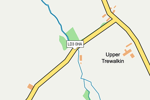 LD3 0HA map - OS OpenMap – Local (Ordnance Survey)