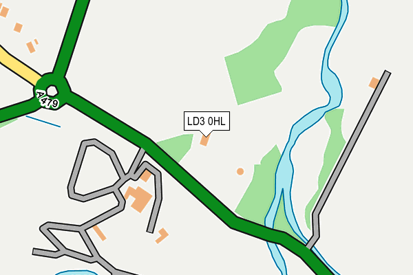 LD3 0HL map - OS OpenMap – Local (Ordnance Survey)