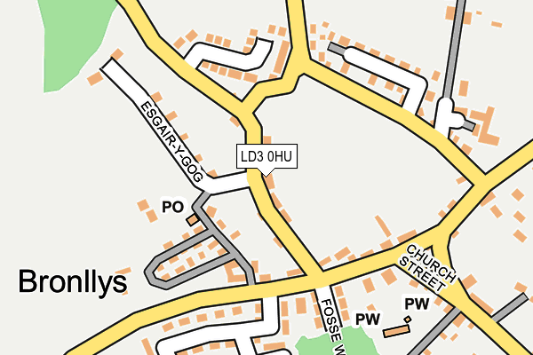 LD3 0HU map - OS OpenMap – Local (Ordnance Survey)