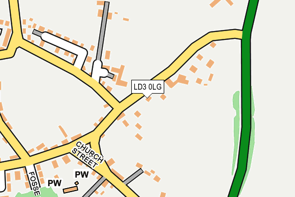 LD3 0LG map - OS OpenMap – Local (Ordnance Survey)