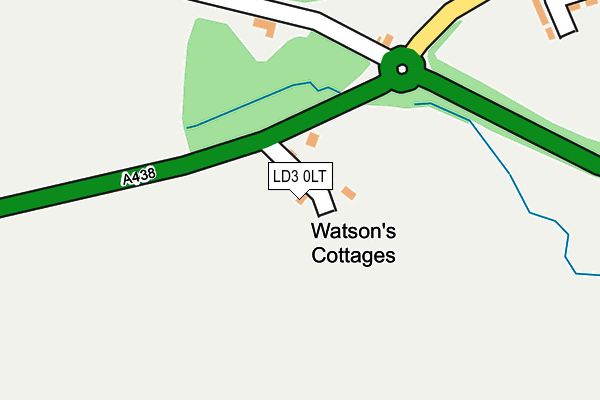 LD3 0LT map - OS OpenMap – Local (Ordnance Survey)