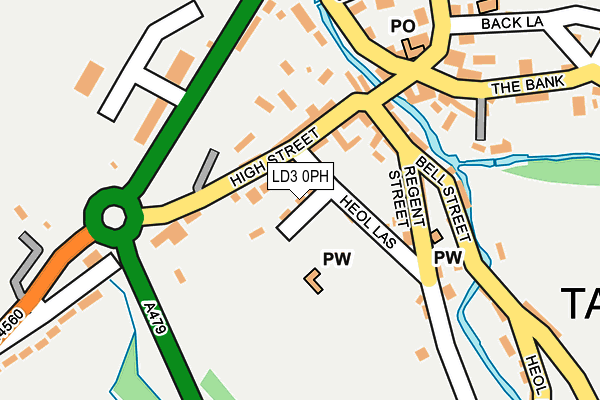 LD3 0PH map - OS OpenMap – Local (Ordnance Survey)
