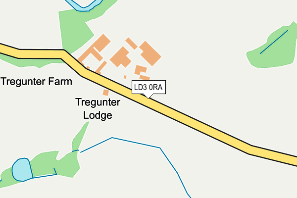LD3 0RA map - OS OpenMap – Local (Ordnance Survey)