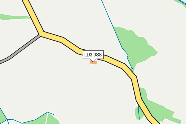LD3 0SS map - OS OpenMap – Local (Ordnance Survey)