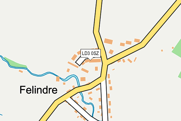 LD3 0SZ map - OS OpenMap – Local (Ordnance Survey)