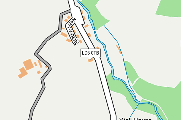 LD3 0TB map - OS OpenMap – Local (Ordnance Survey)
