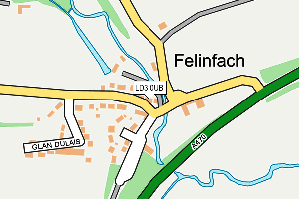 LD3 0UB map - OS OpenMap – Local (Ordnance Survey)