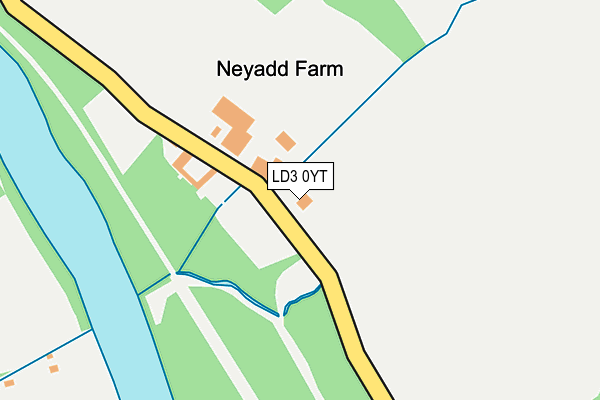 LD3 0YT map - OS OpenMap – Local (Ordnance Survey)