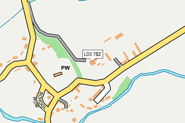 LD3 7BZ map - OS OpenMap – Local (Ordnance Survey)
