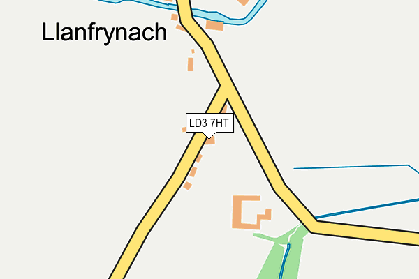 LD3 7HT map - OS OpenMap – Local (Ordnance Survey)