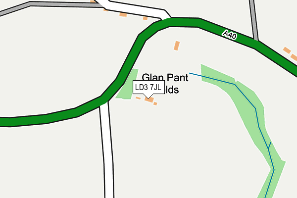 LD3 7JL map - OS OpenMap – Local (Ordnance Survey)