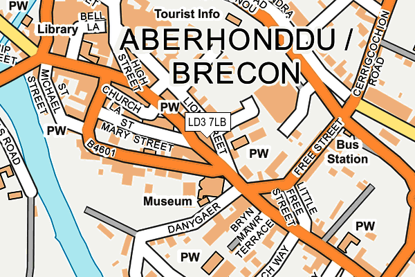 Map of BRECON BUZZ CIC at local scale