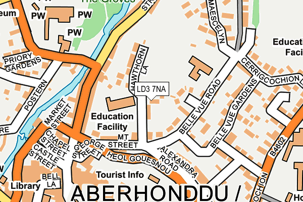 LD3 7NA map - OS OpenMap – Local (Ordnance Survey)