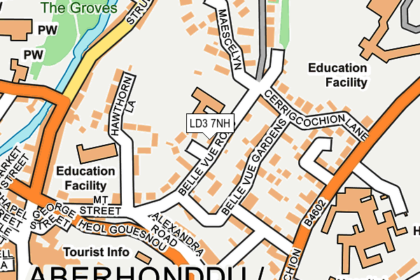 LD3 7NH map - OS OpenMap – Local (Ordnance Survey)