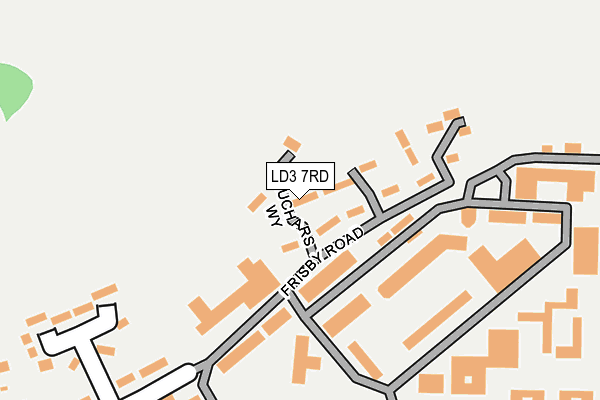 LD3 7RD map - OS OpenMap – Local (Ordnance Survey)