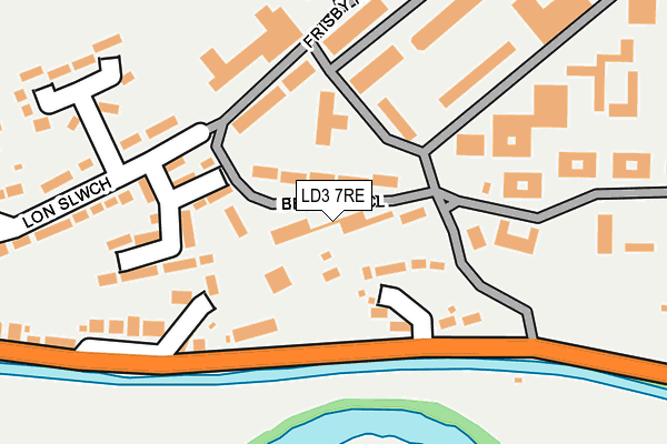 LD3 7RE map - OS OpenMap – Local (Ordnance Survey)