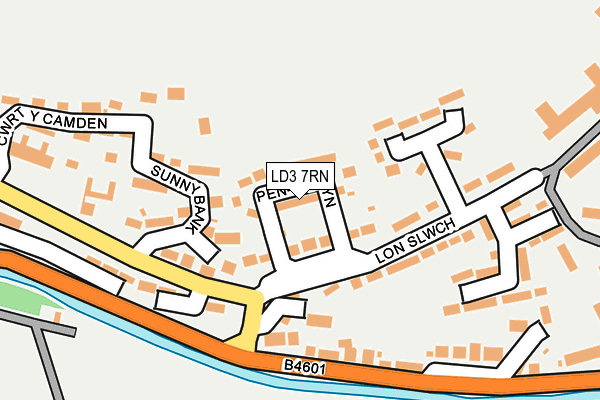 LD3 7RN map - OS OpenMap – Local (Ordnance Survey)
