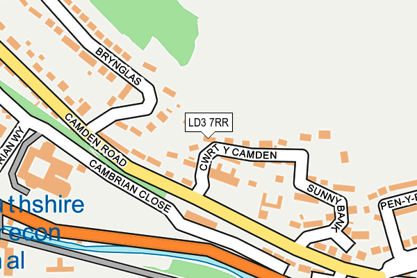 LD3 7RR map - OS OpenMap – Local (Ordnance Survey)