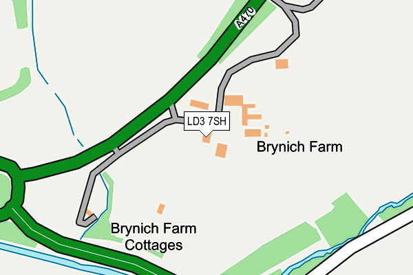 LD3 7SH map - OS OpenMap – Local (Ordnance Survey)