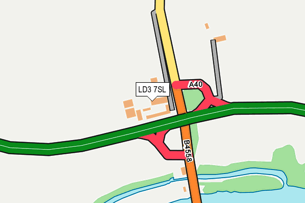 LD3 7SL map - OS OpenMap – Local (Ordnance Survey)
