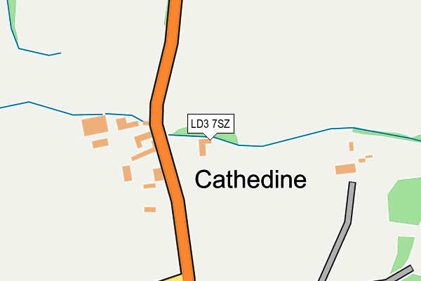 LD3 7SZ map - OS OpenMap – Local (Ordnance Survey)