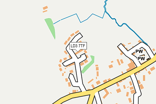 LD3 7TF map - OS OpenMap – Local (Ordnance Survey)