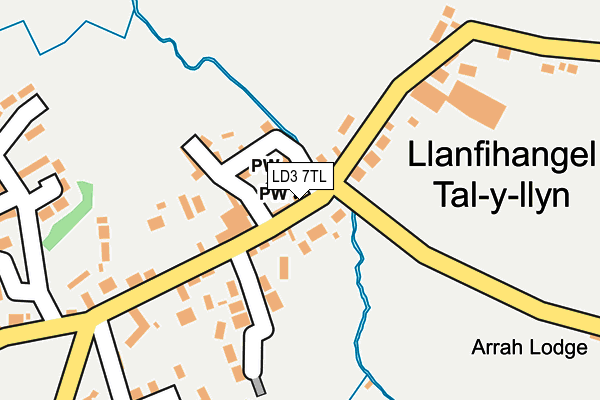 LD3 7TL map - OS OpenMap – Local (Ordnance Survey)