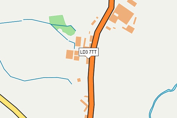 LD3 7TT map - OS OpenMap – Local (Ordnance Survey)