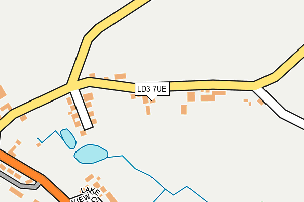 LD3 7UE map - OS OpenMap – Local (Ordnance Survey)