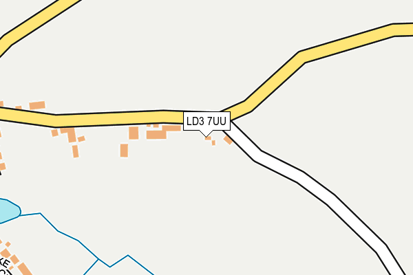 LD3 7UU map - OS OpenMap – Local (Ordnance Survey)