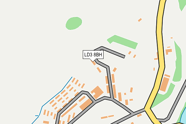 LD3 8BH map - OS OpenMap – Local (Ordnance Survey)