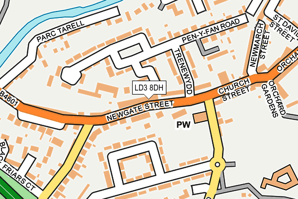 LD3 8DH map - OS OpenMap – Local (Ordnance Survey)