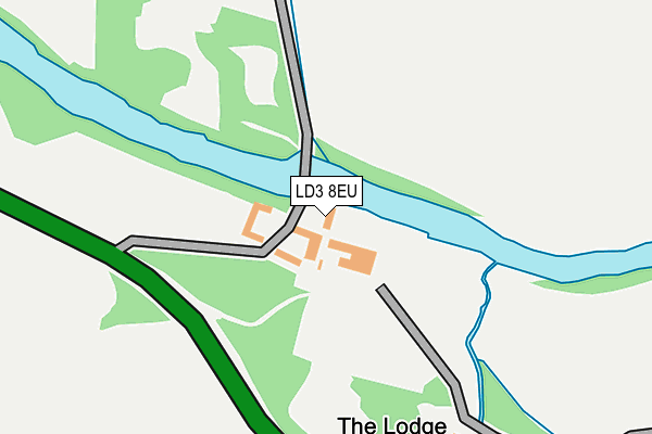 LD3 8EU map - OS OpenMap – Local (Ordnance Survey)
