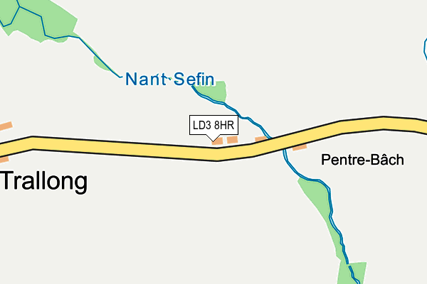 LD3 8HR map - OS OpenMap – Local (Ordnance Survey)