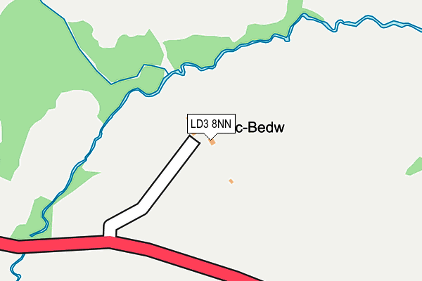 LD3 8NN map - OS OpenMap – Local (Ordnance Survey)