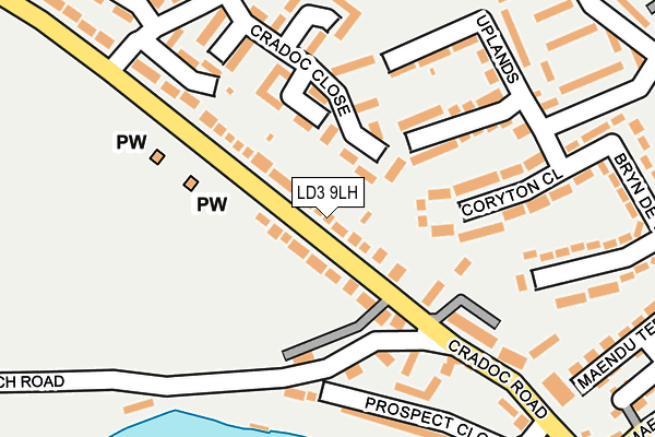 Map of CRADOC'S SAVOURY BISCUITS LTD at local scale