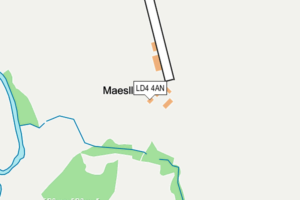 LD4 4AN map - OS OpenMap – Local (Ordnance Survey)