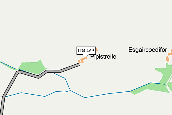 LD4 4AP map - OS OpenMap – Local (Ordnance Survey)