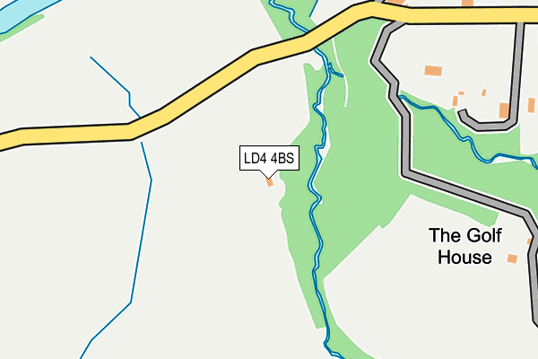 LD4 4BS map - OS OpenMap – Local (Ordnance Survey)