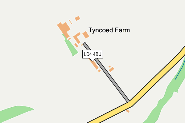 LD4 4BU map - OS OpenMap – Local (Ordnance Survey)