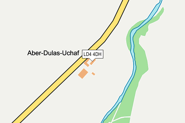 LD4 4DH map - OS OpenMap – Local (Ordnance Survey)