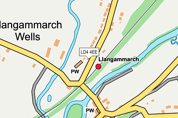 LD4 4EE map - OS OpenMap – Local (Ordnance Survey)